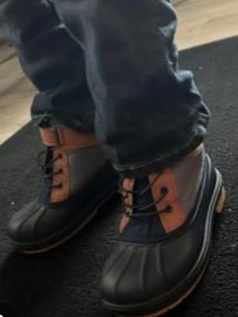 NWT Boy's The Children Place Snow Boots in Navy, Gray, and Brown
